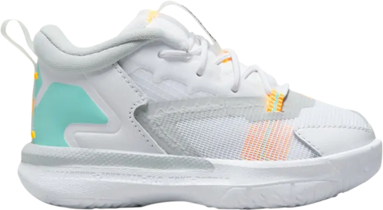 

Кроссовки Jordan Zion 1 TD White Dynamic Turquoise, белый