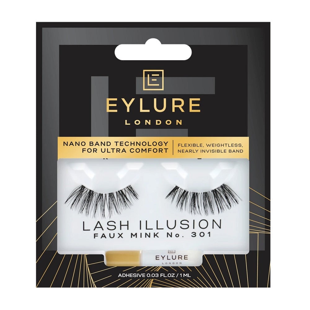 

Eylure Lash Illusion Lashes накладные ресницы с клеем No. 301