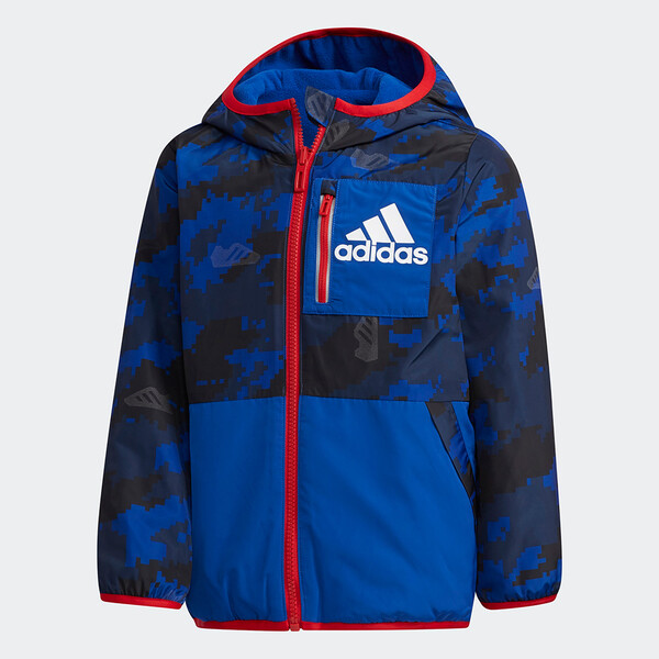 

Куртка Adidas LB FL REV JKT, синий/черный/красный