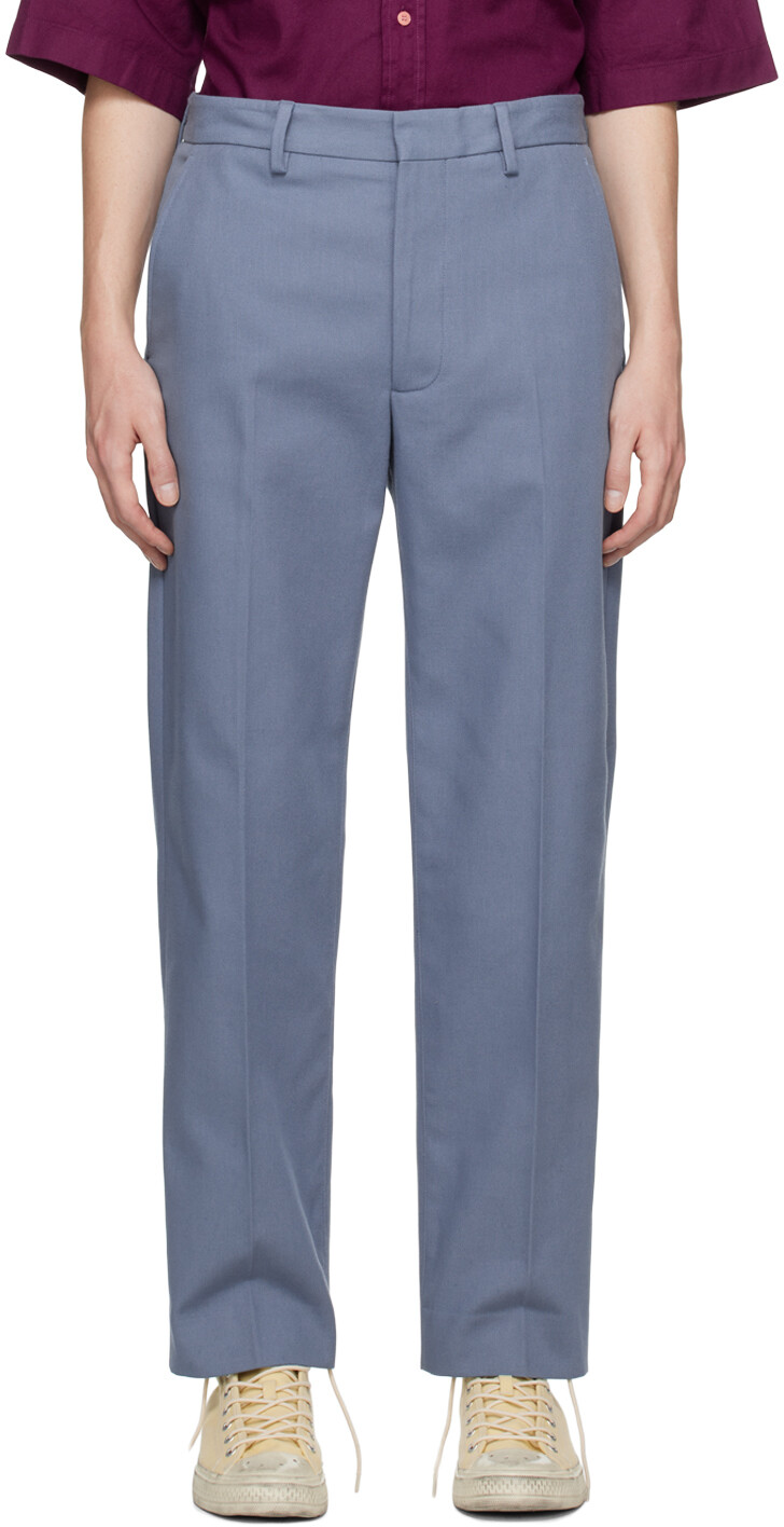 

Брюки индиго классического кроя Acne Studios, Серый