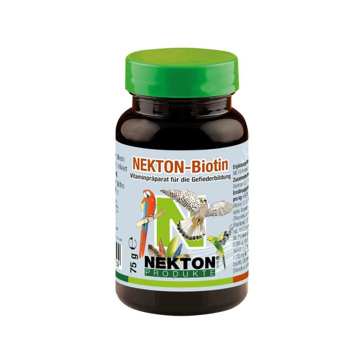 

Витаминный комплекс для формирования оперения для птиц Nekton-Biotin, 75 г