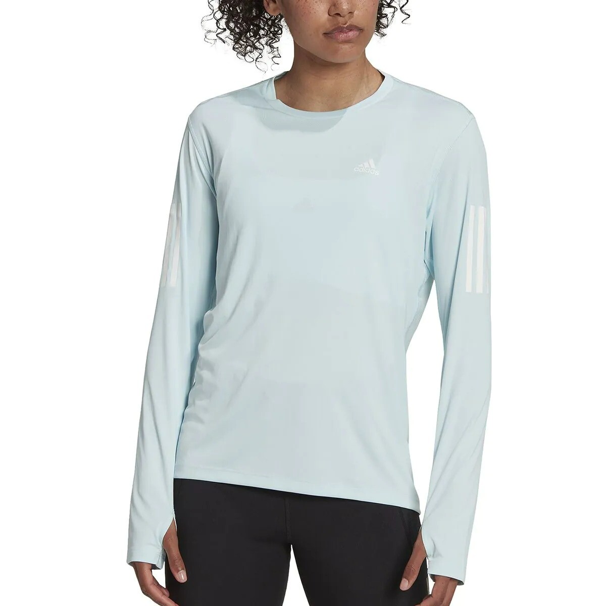 

Лонгслив adidas Own The Run Women's, светло-голубой, Синий