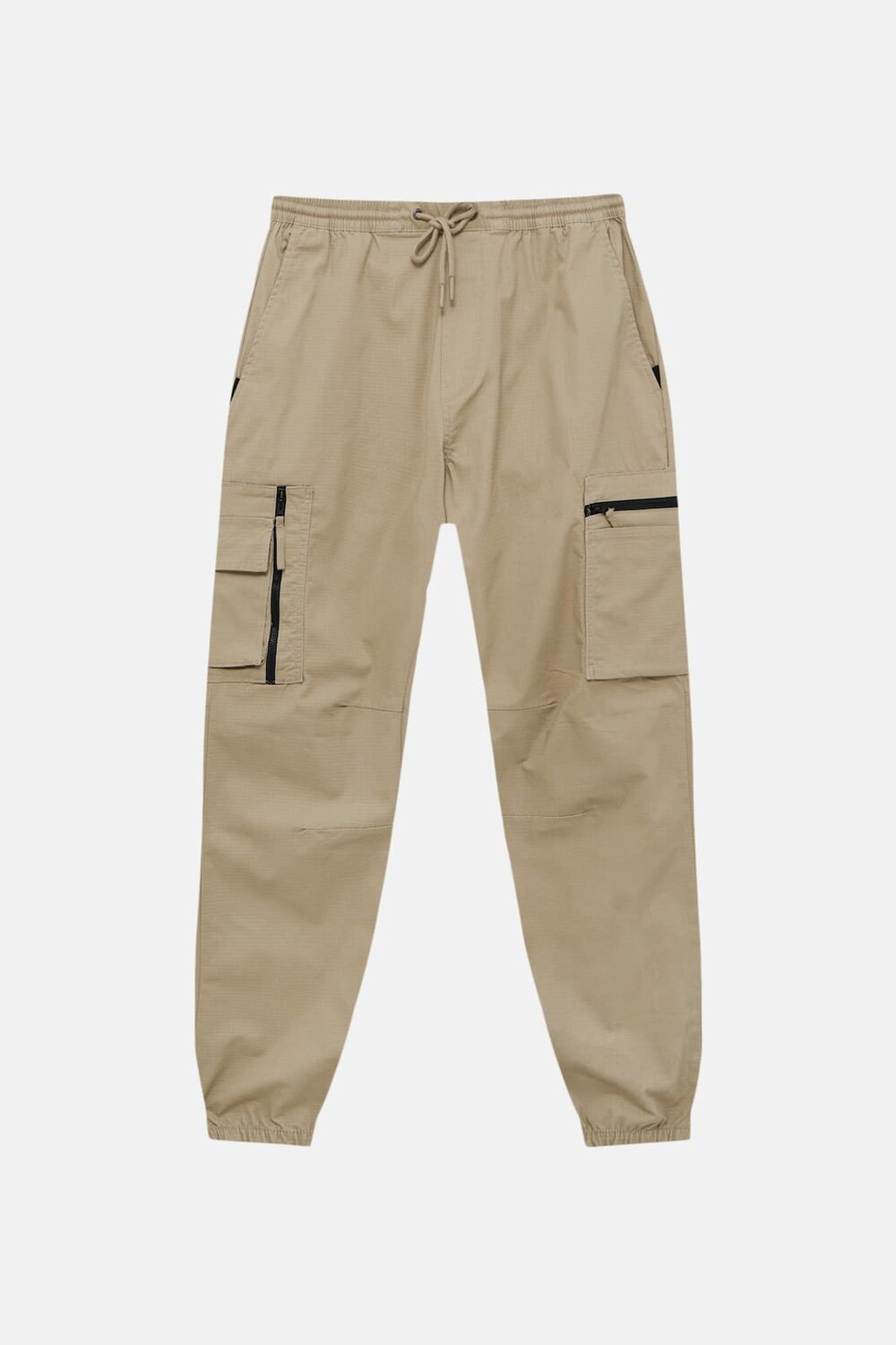 

Брюки-карго Pull&Bear Ripstop, бежевый
