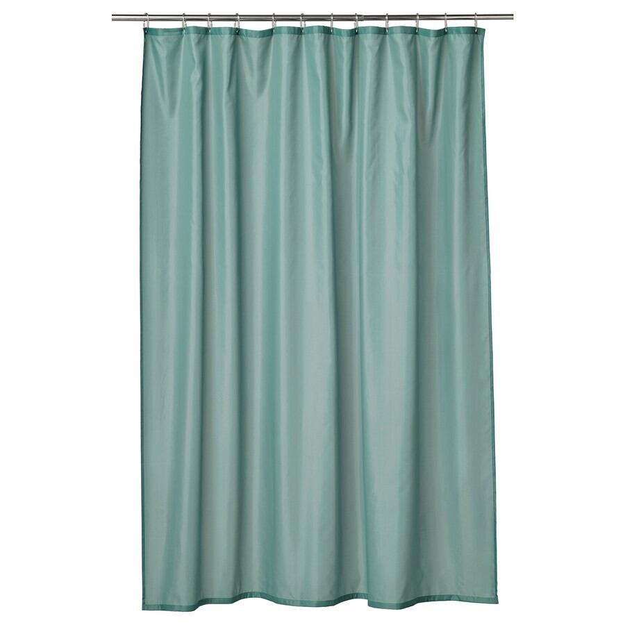 

Штора для ванной Ikea Vannean 180x200, зелёный