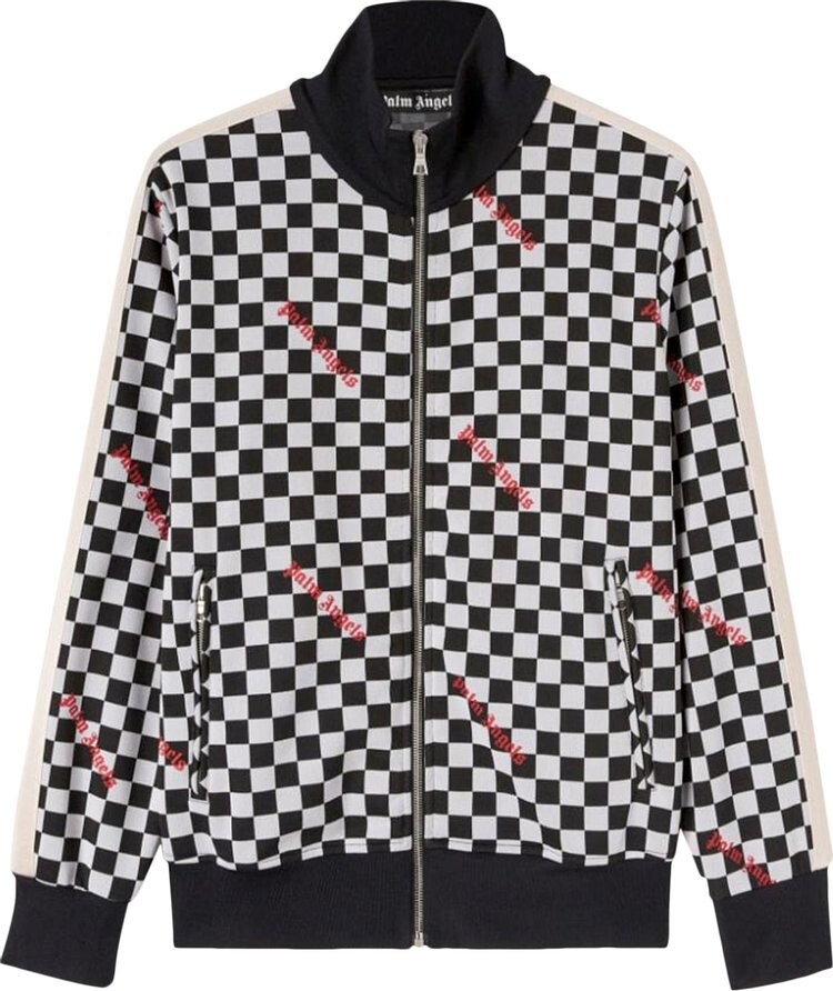 

Куртка Palm Angels Jacquard Damier Classic Track Jacket 'Black/Red', черный