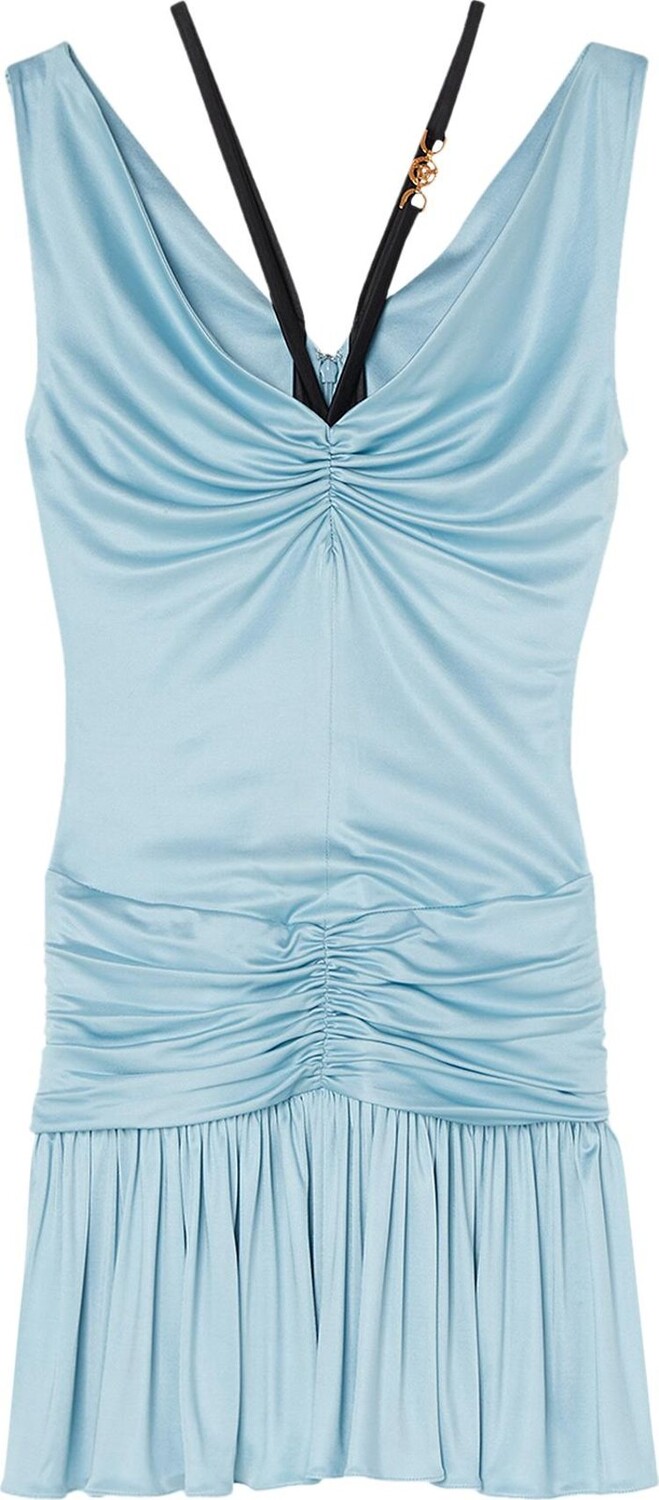 

Платье Versace Dress Fabric Jersey 'Light Blue', синий