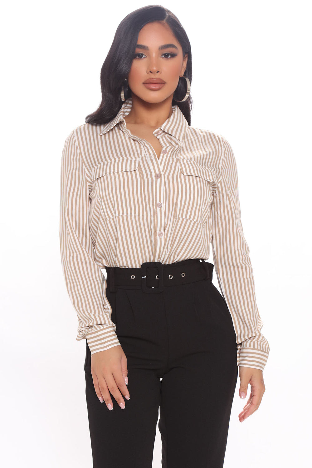 

Рубашка Fashion Nova TGI1196S, серо-коричневый