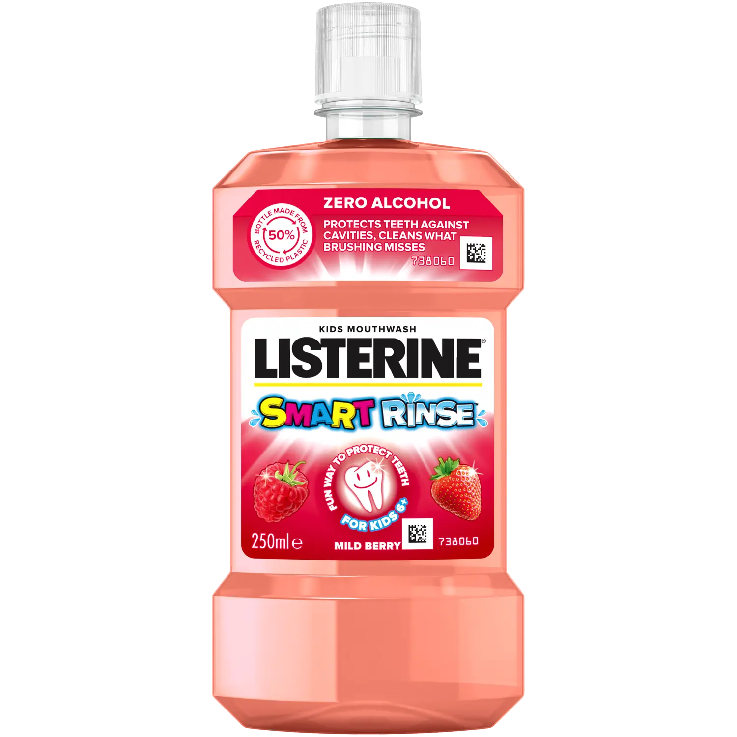 

Listerine Smart Rinse ополаскиватель фруктовый, 250 мл