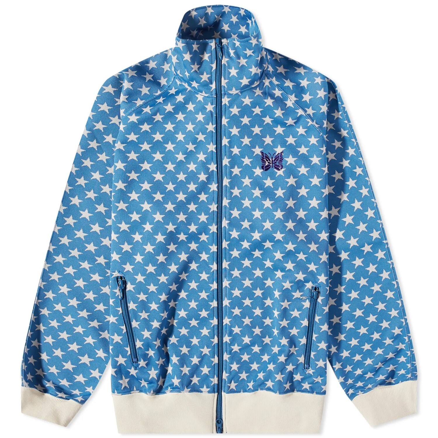 

Куртка Needles Poly Jacquard Track, синий