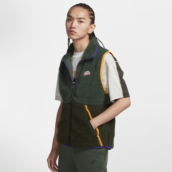 

Мужской жилет Nike Sportswear, темно-зеленый
