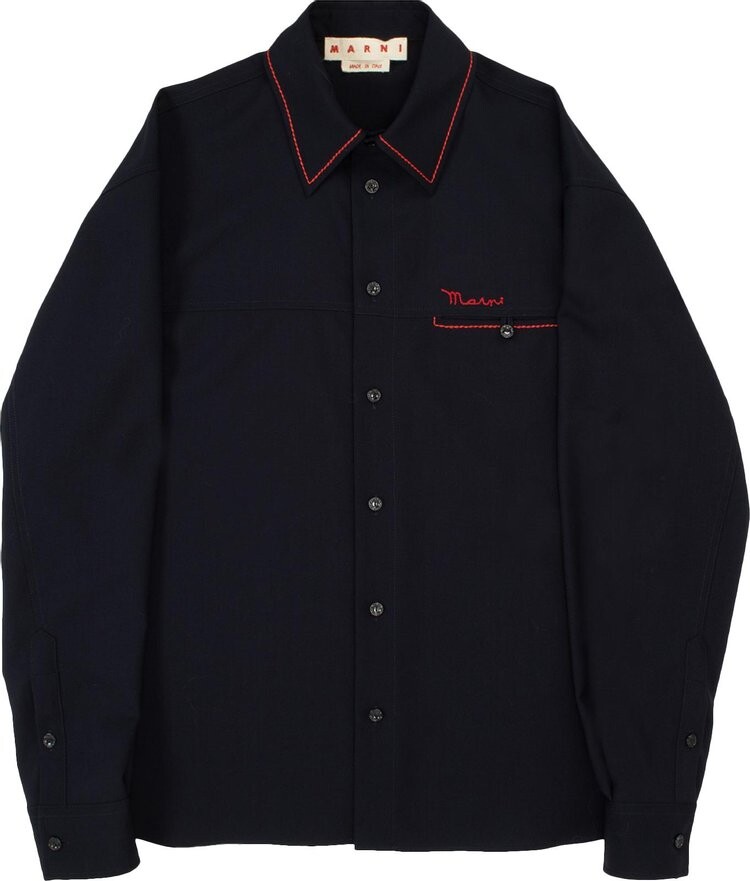 

Рубашка Marni Shirt 'Navy', синий