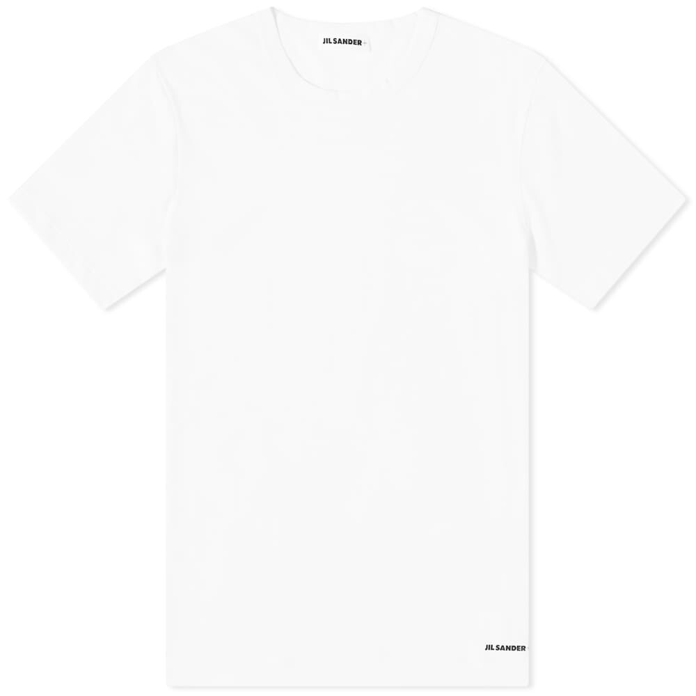 

Футболка Jil Sander Plus Printed Logo Back Tee, Белый