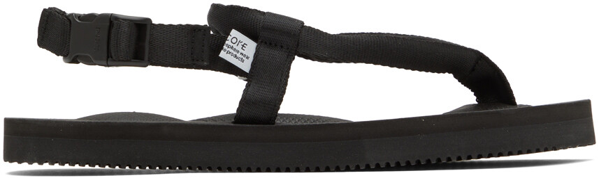 

Черные шлепанцы KAT-2 Suicoke