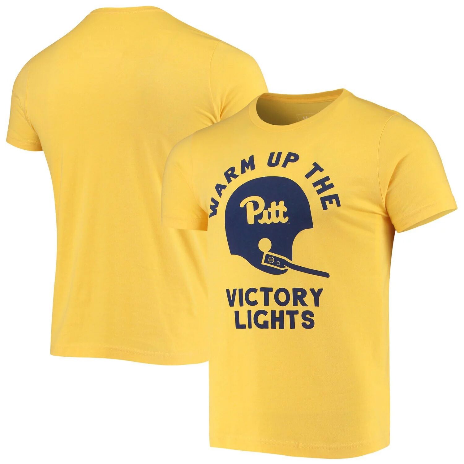 

Мужская футболка Homefield Pitt Panthers Vintage Heathered GoldVictory Lights