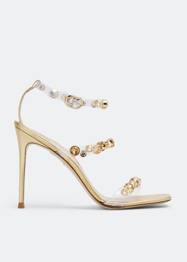

Сандалии SOPHIA WEBSTER Rosalind gem sandals, золотой