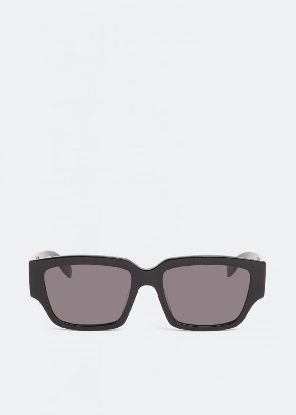 Солнечные очки ALEXANDER MCQUEEN Mcqueen Graffiti sunglasses, черный alexander mcqueen mq 0368s 001
