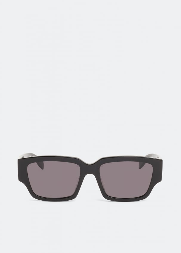 Солнечные очки ALEXANDER MCQUEEN Mcqueen Graffiti sunglasses, черный alexander mcqueen am 0337s 001 60 рутений металл