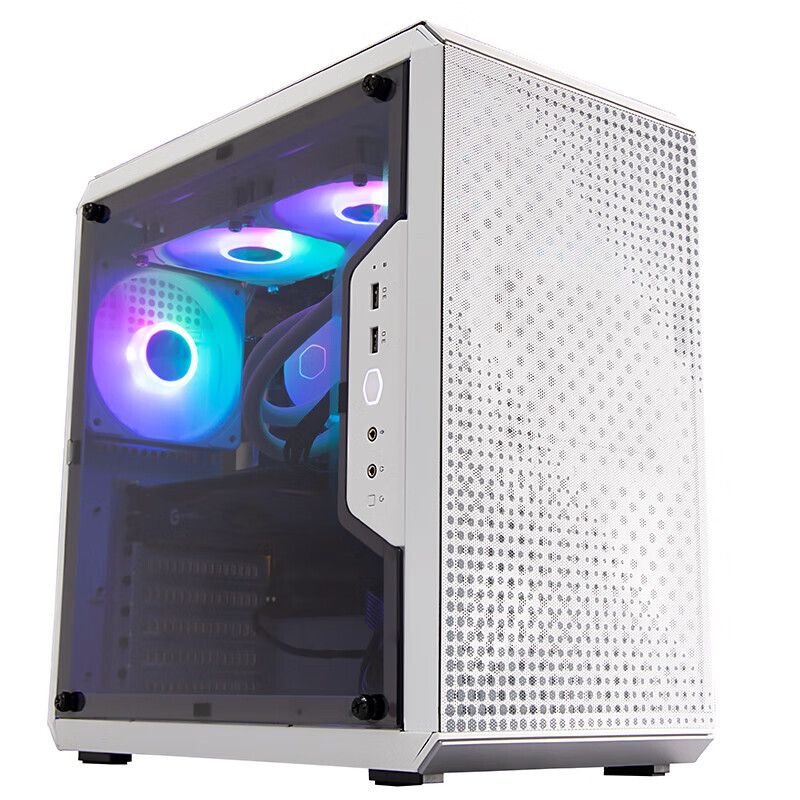 

Корпус Cooler Master MasterBox Q500L, Mid Tower, белый