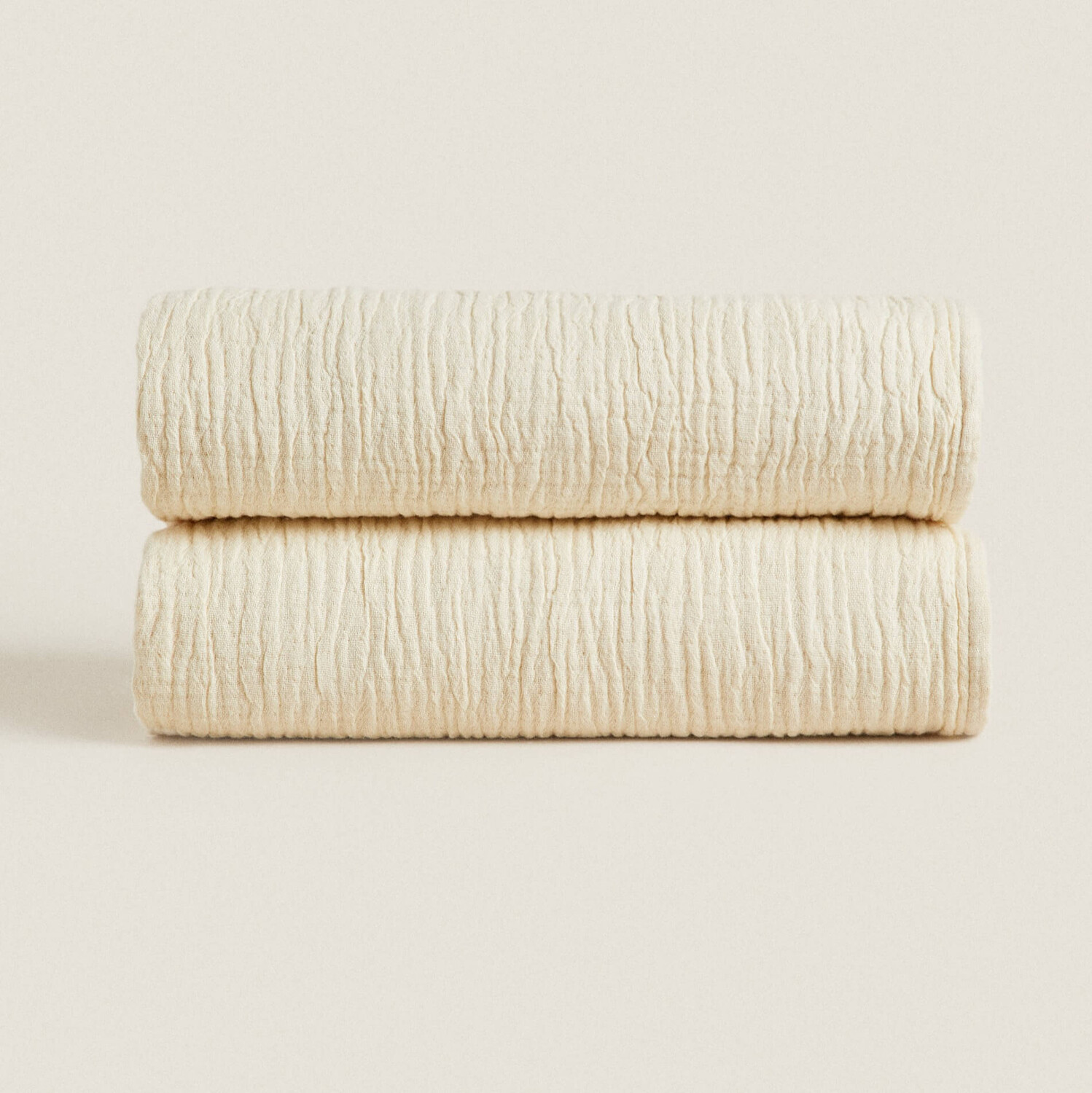 

Одеяло детское Zara Home Cotton Knit, светло-желтый