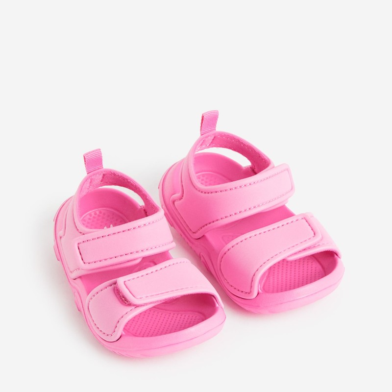 Детские сандалии H&M, розовый наручники sitabella с ремешками на липучке – черный
