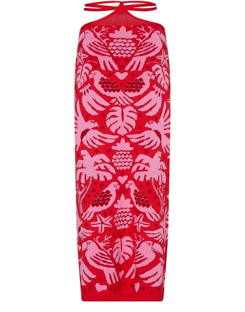 

Трикотажная юбка миди Jungle Scarf Farm Rio