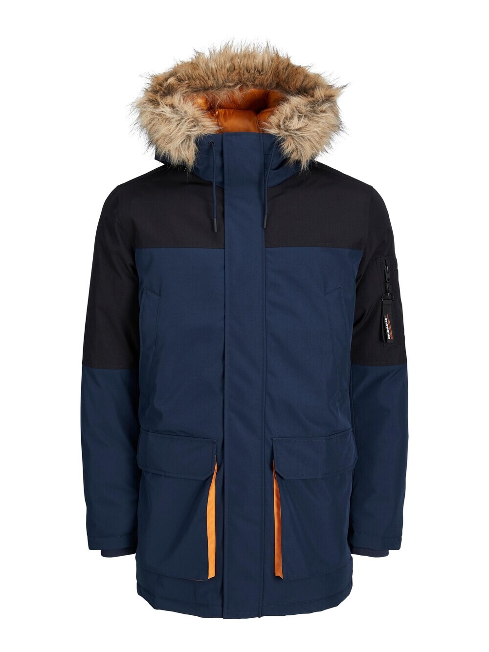 

Зимняя парка JACK & JONES Saker, темно-синий