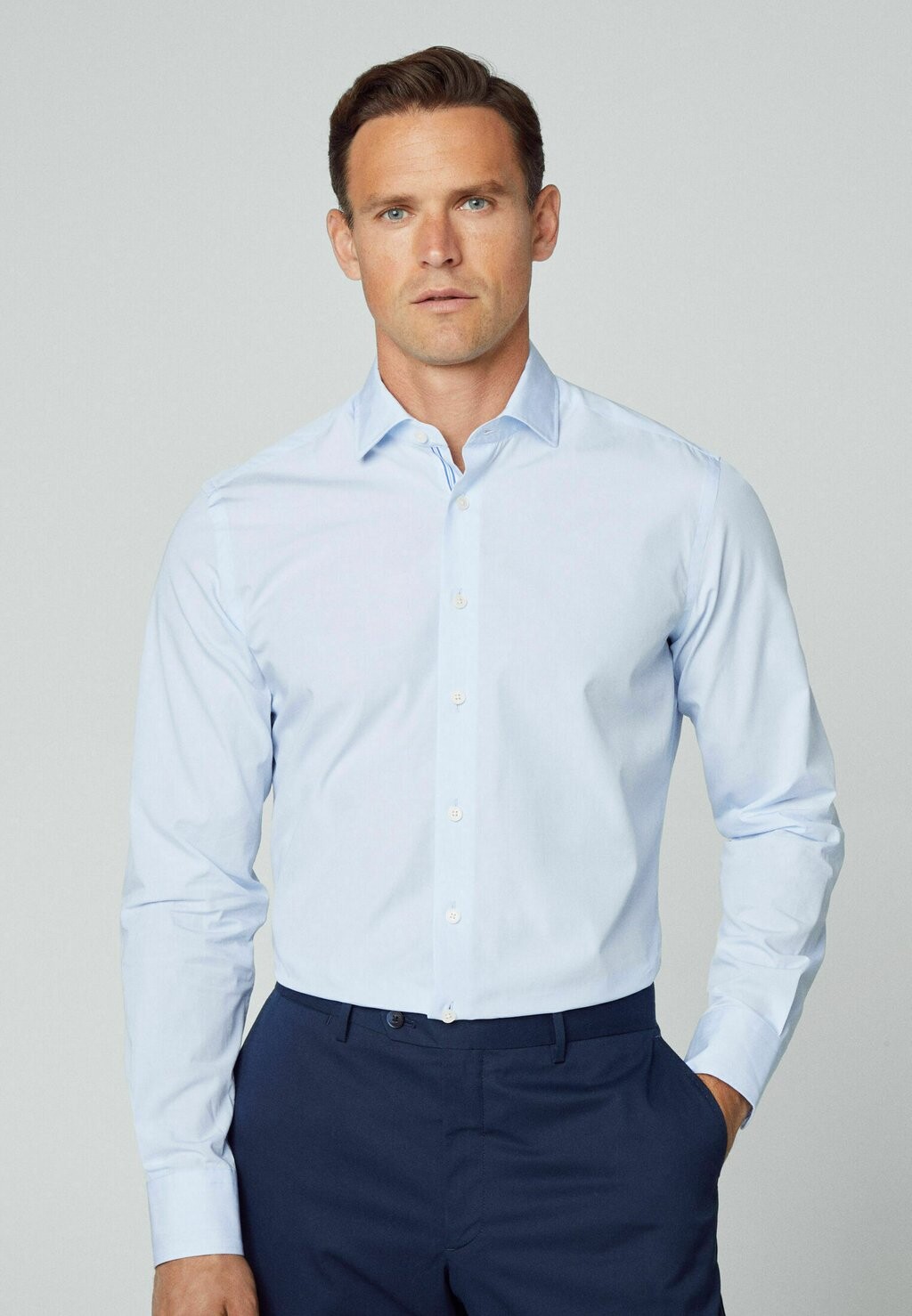

Деловая рубашка Hackett London, синий