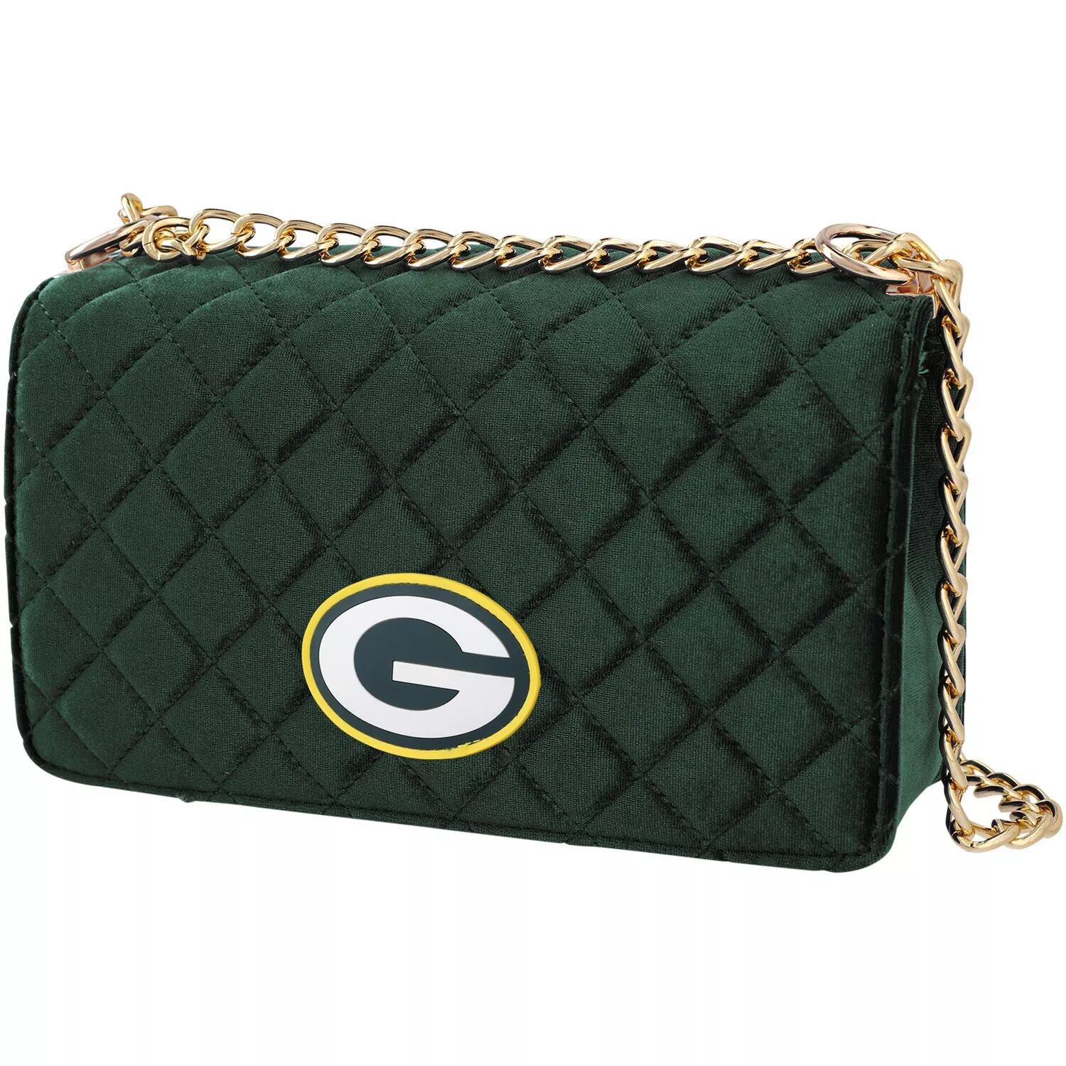 

Женская бархатная цветная сумка Cuce Green Bay Packers Team