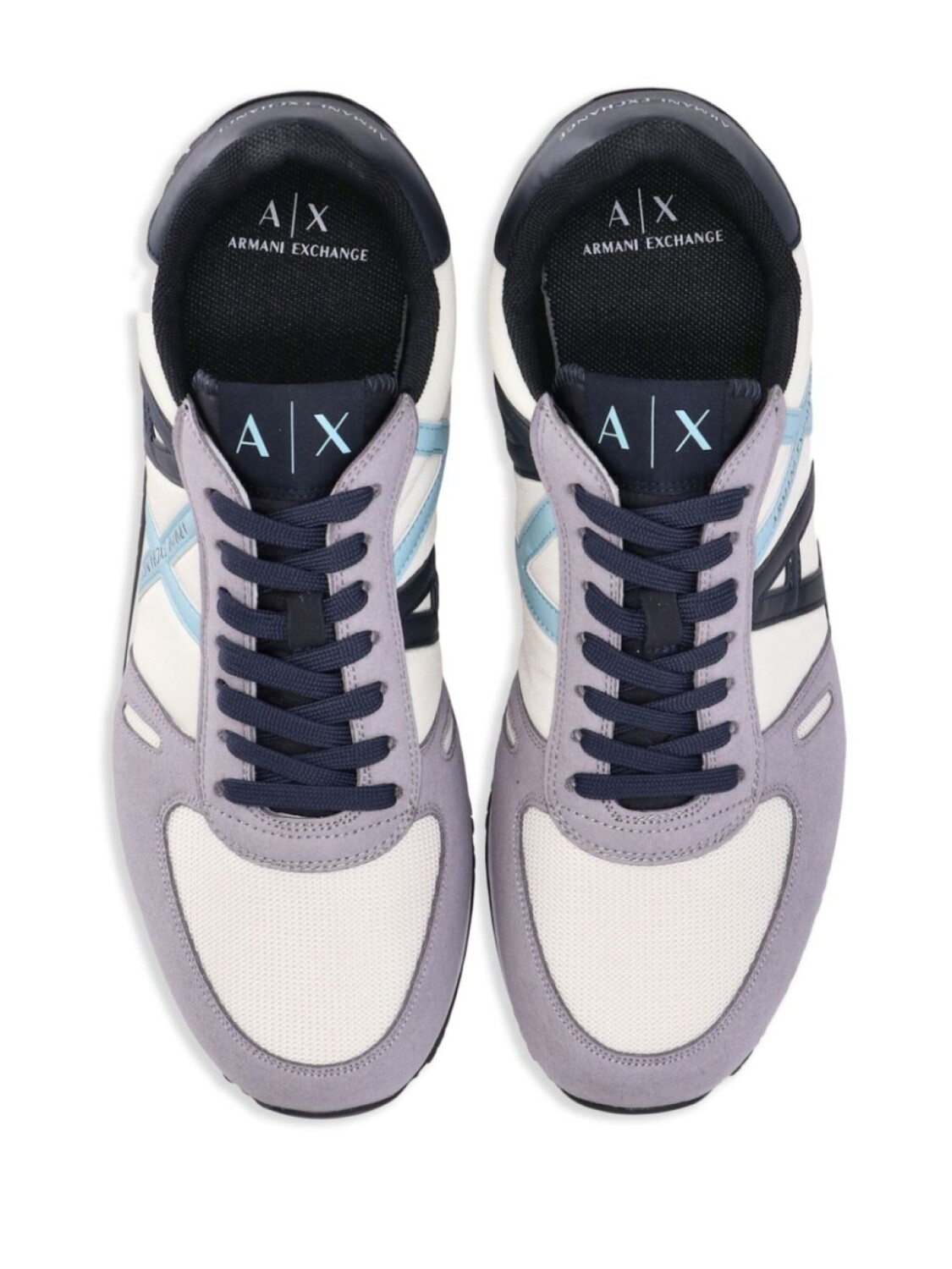 

Armani Exchange кроссовки с логотипом, серый