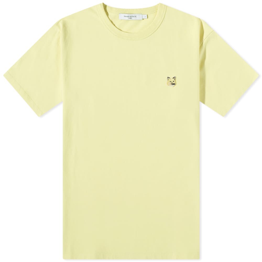 

Обычная футболка Maison Kitsune с нашивкой в ​​виде головы лисы в тон