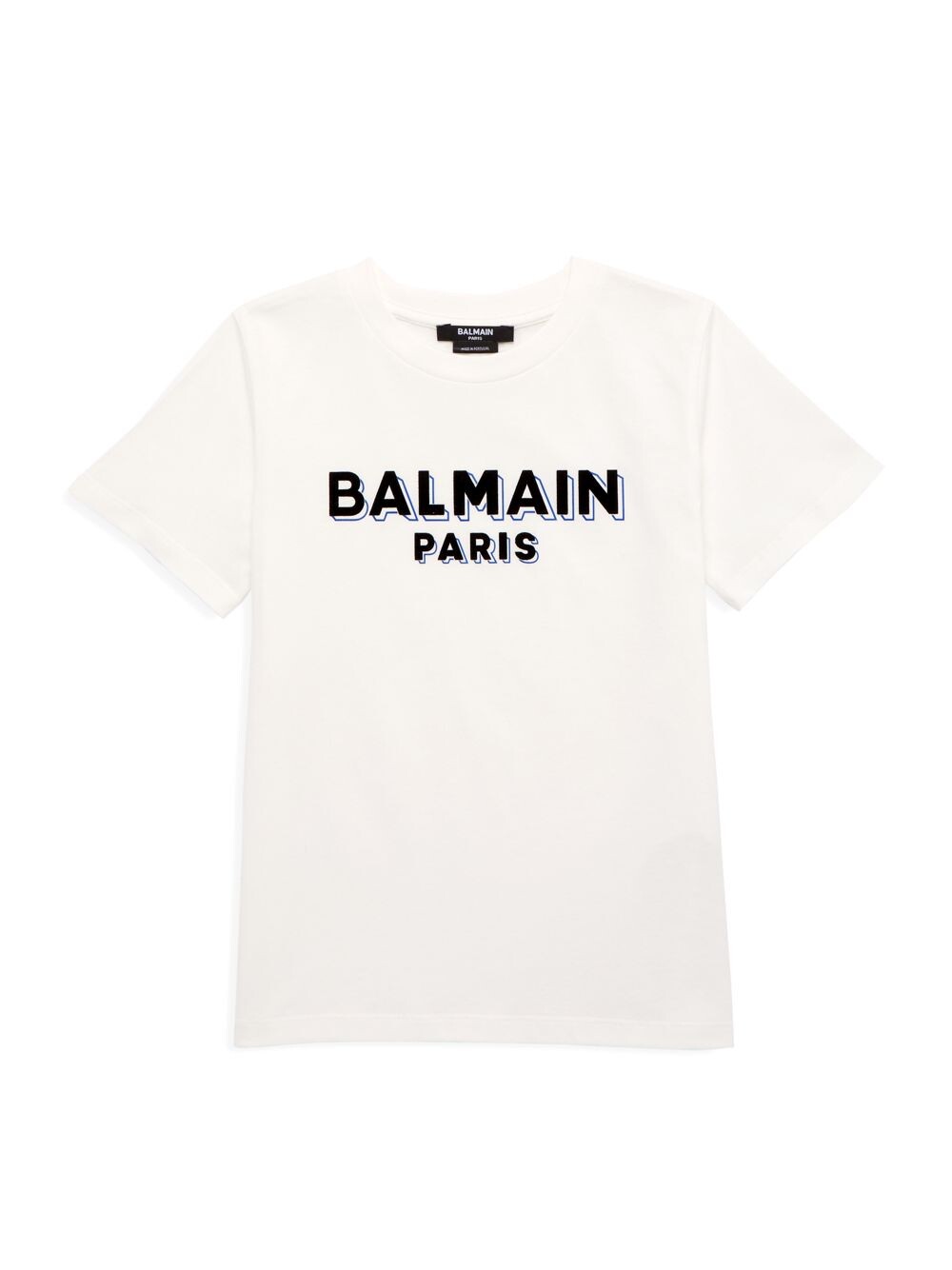 

Футболка с логотипом Little Boy's & Boy's Balmain, слоновая кость