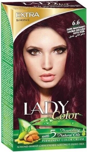 

Краска для волос, 6.6 Темное красное дерево, 160 г Palacio, Lady in Color