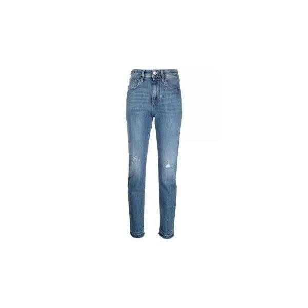 

Джинсы straight-leg distressed denim jeans Jacob Cohen, синий