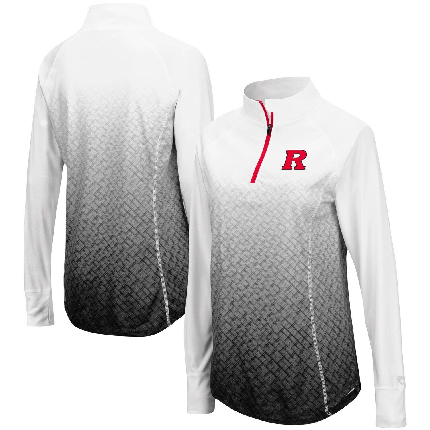 

Женская черная куртка реглан с молнией до четверти и омбре Colosseum Rutgers Scarlet Knights Magic Ombre Colosseum, Черный