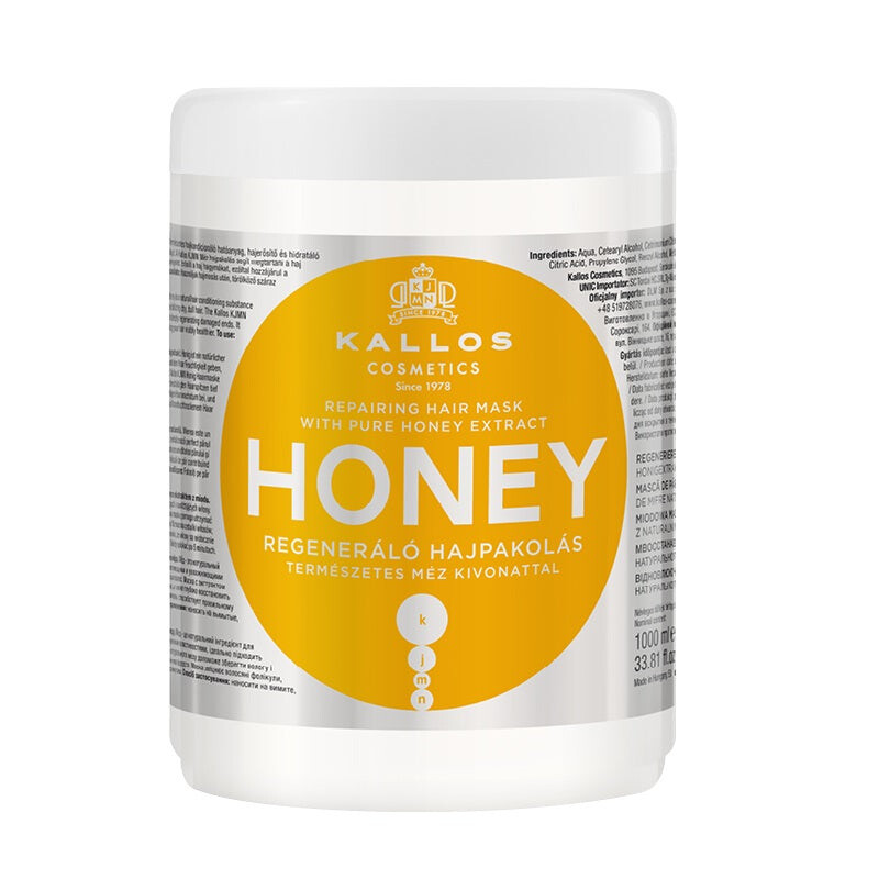 

Kallos KJMN Honey Repairing Hair Mask регенерирующая маска для волос 1000мл