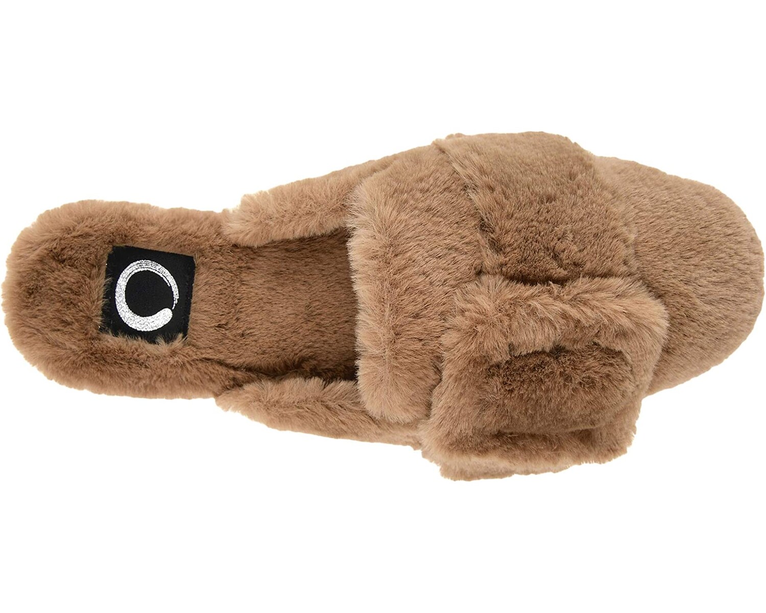 

Слипперы Faux Fur Eara Slipper Journee Collection, коричневый