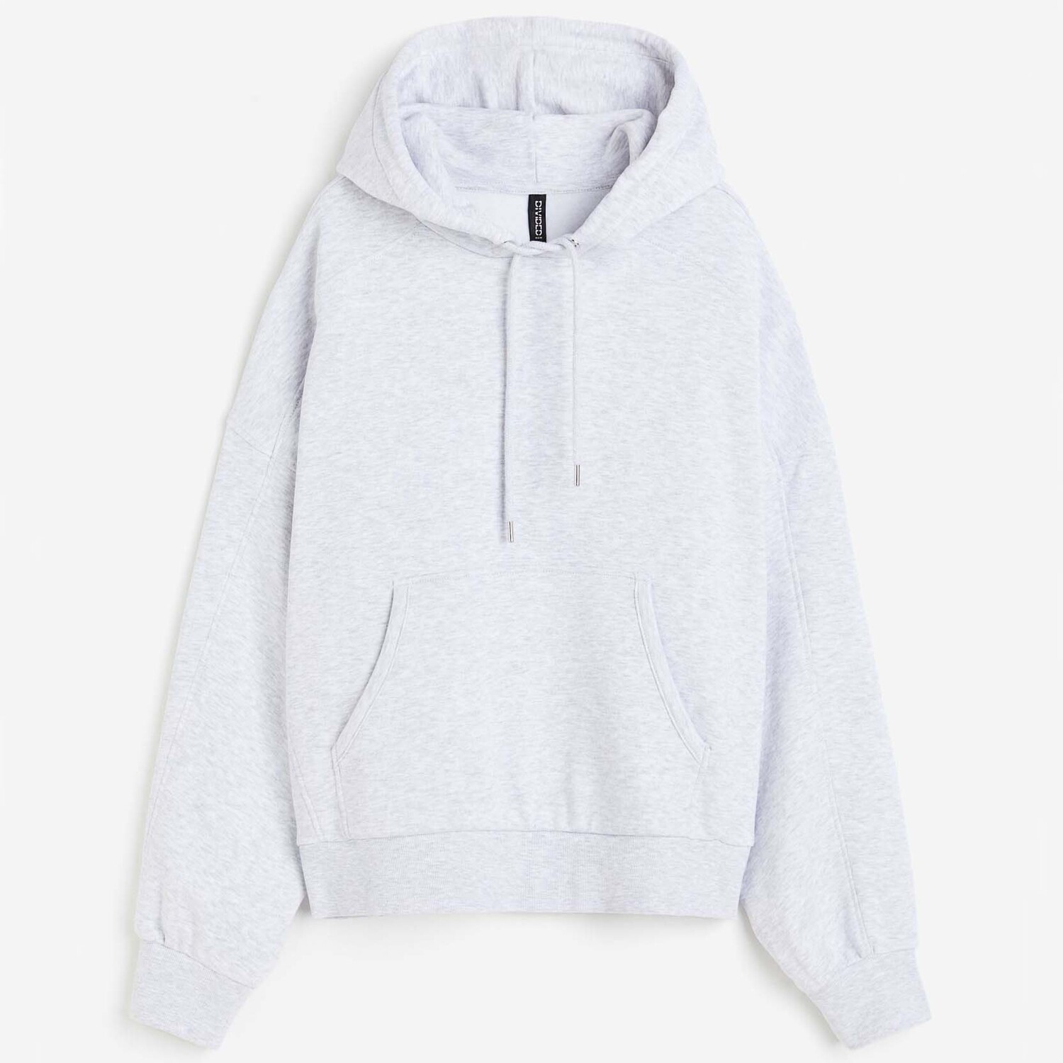 

Худи H&M Oversized, светло-серый