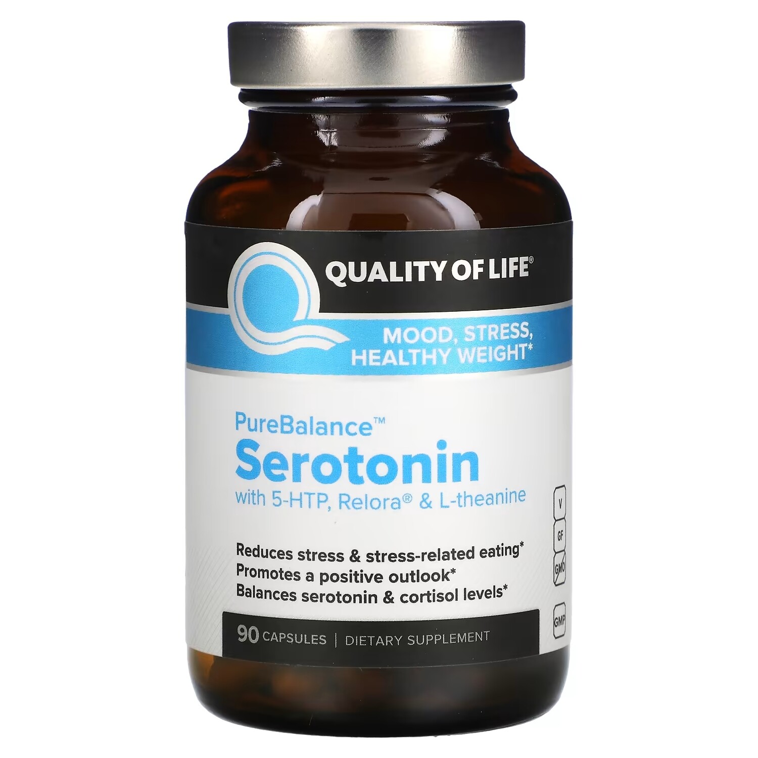 Заказать Серотонин Quality of Life Labs Pure Balance, 90 капсул – цены ...