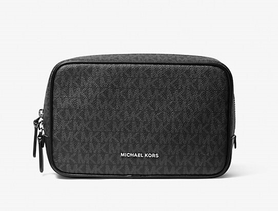 

Дорожная косметичка Michael Kors Hudson Logo, черный