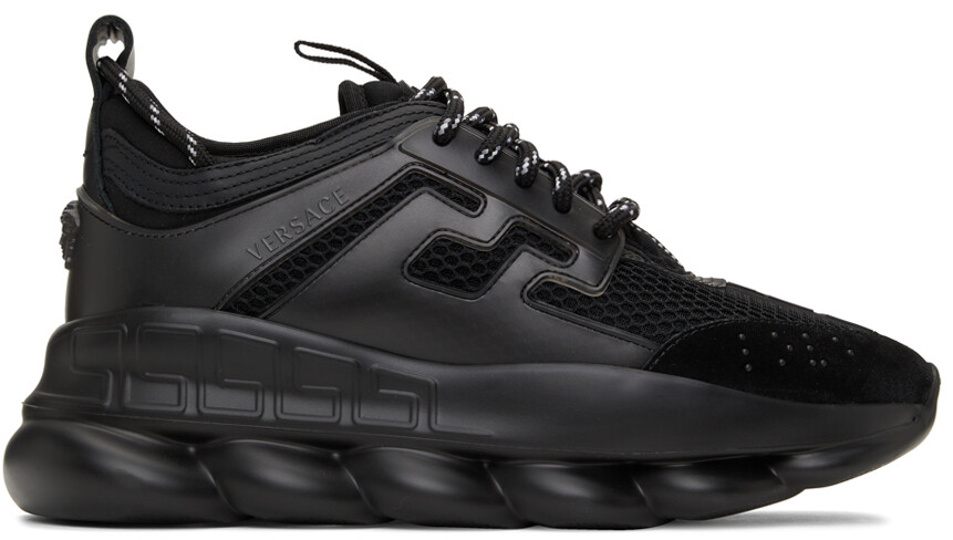 

Черные кроссовки Chain Reaction Versace