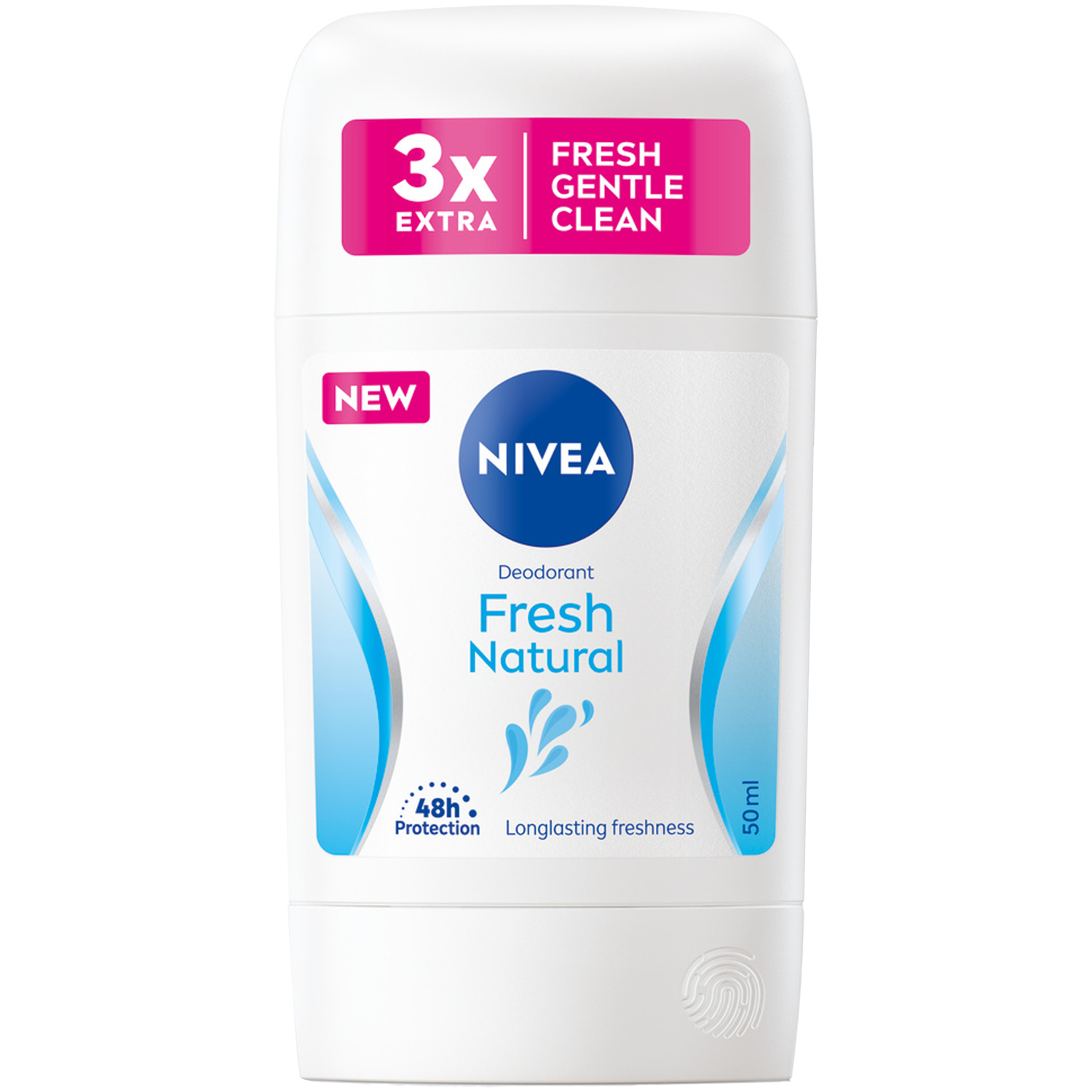 Nivea Fresh Natural женский дезодорант-стик, 50 мл - фото