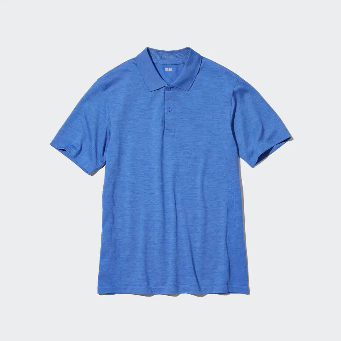 

Футболка Uniqlo Dry-Ex Polo, синий