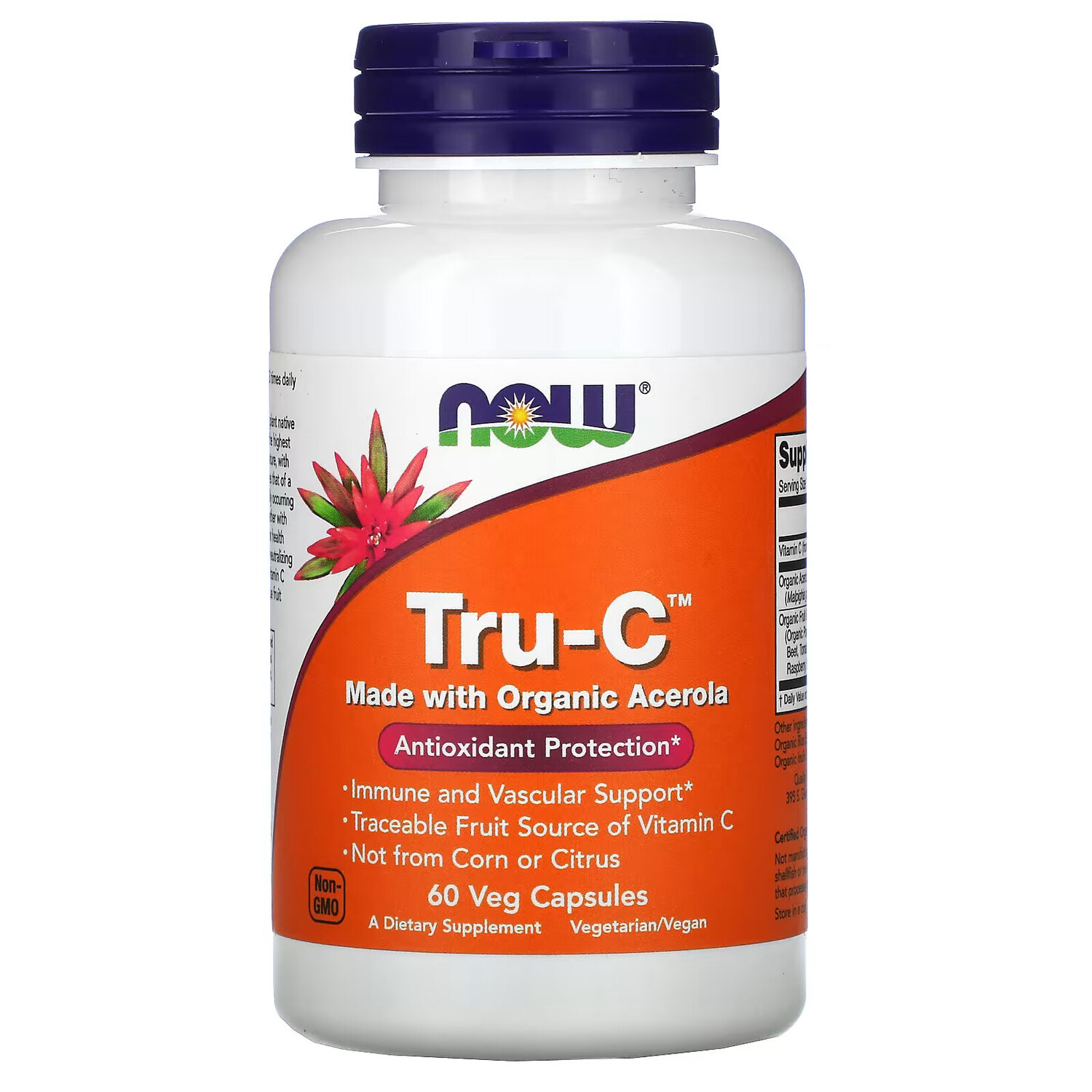 

NOW Foods, Tru-C, 60 растительных капсул