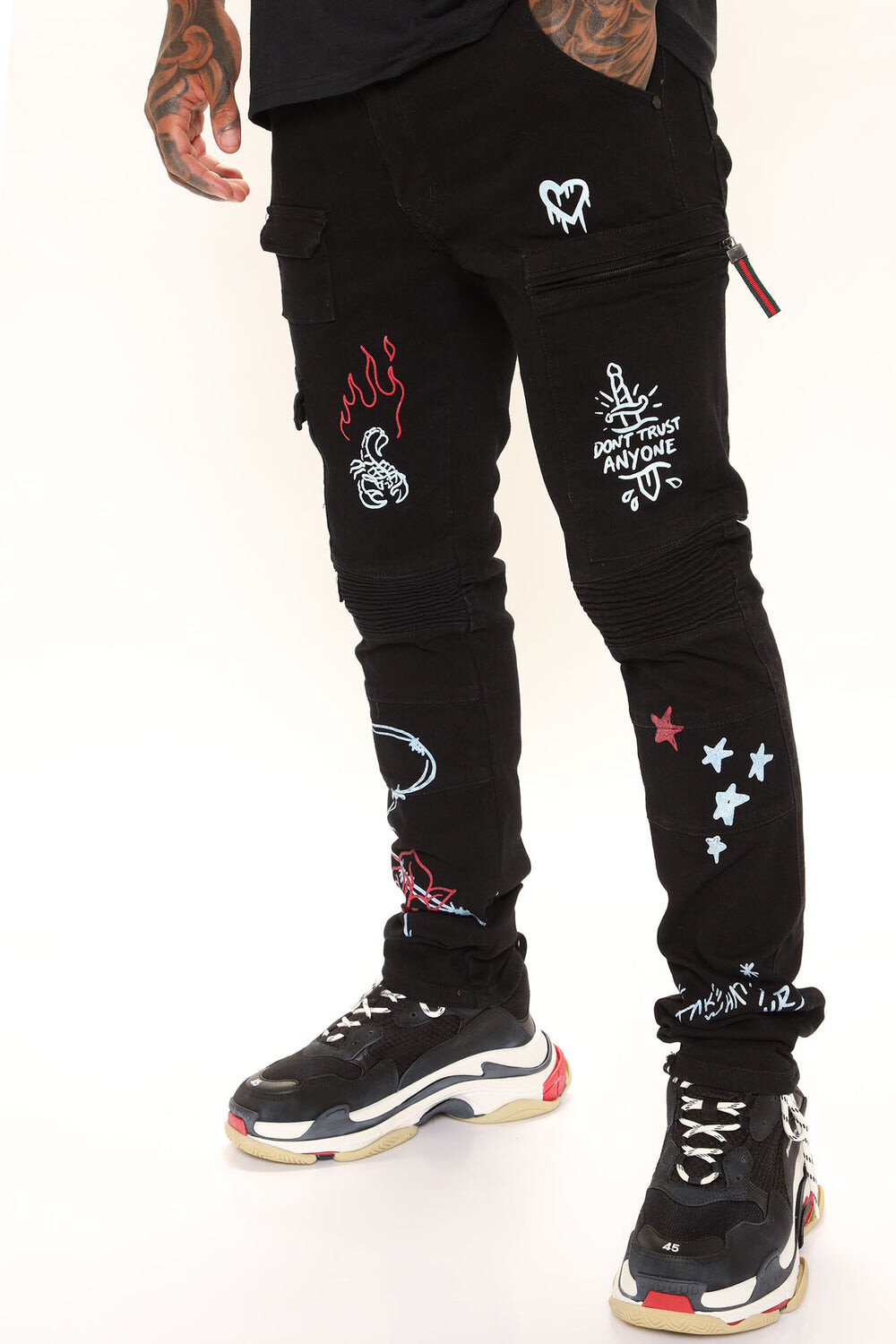 

Джинсы Fashion Nova A1766, черный