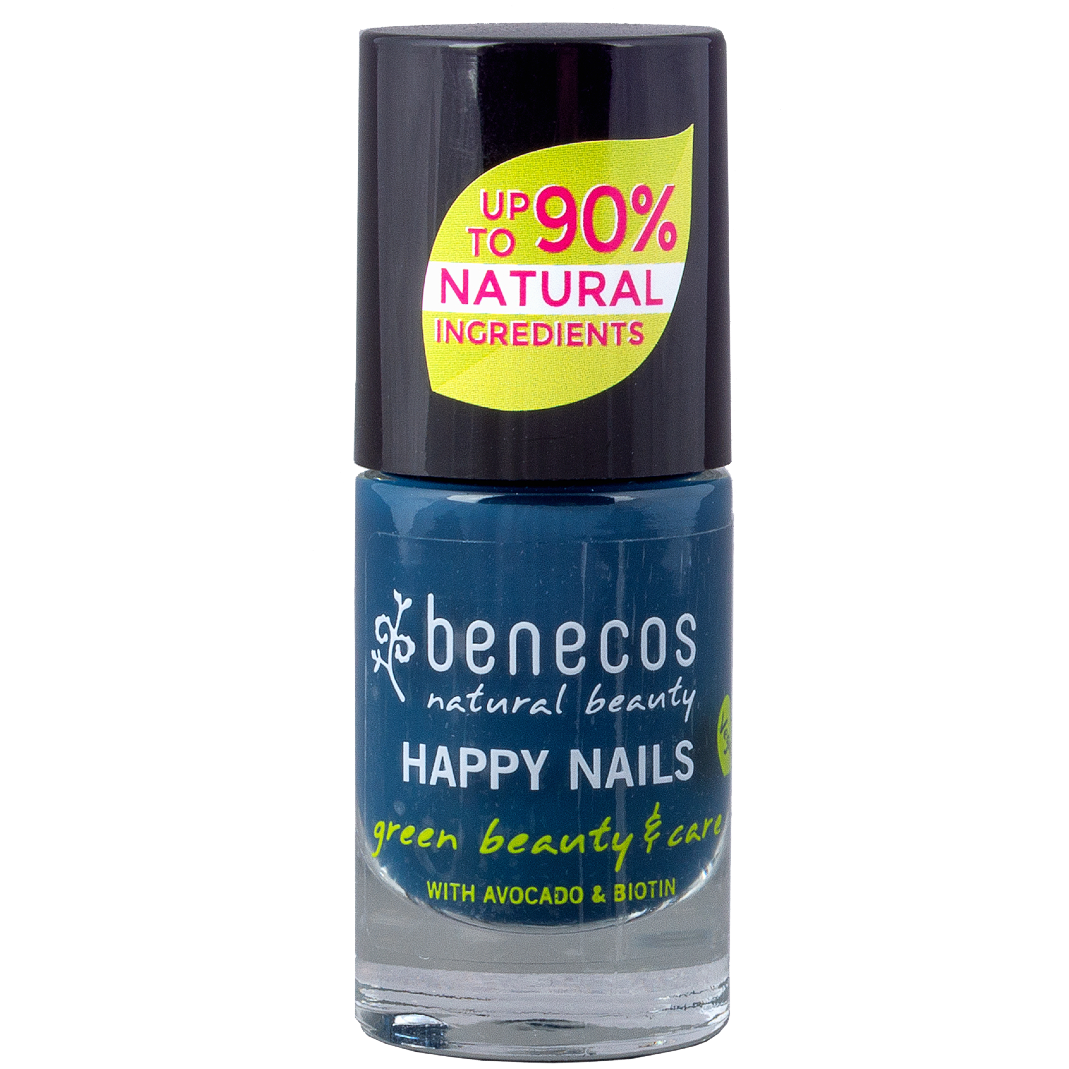 цена Классический нордический синий лак для ногтей Benecos, 5 мл