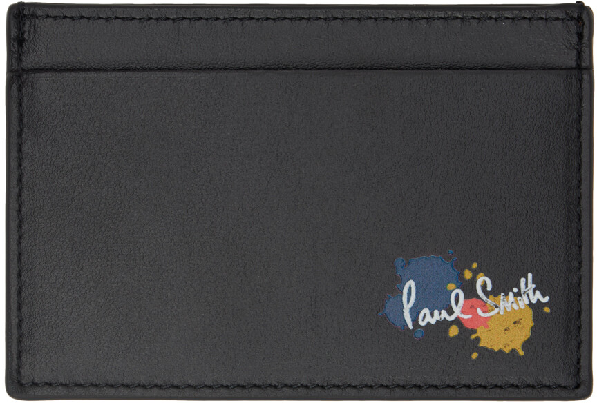 

Черная кожаная визитница Paul Smith