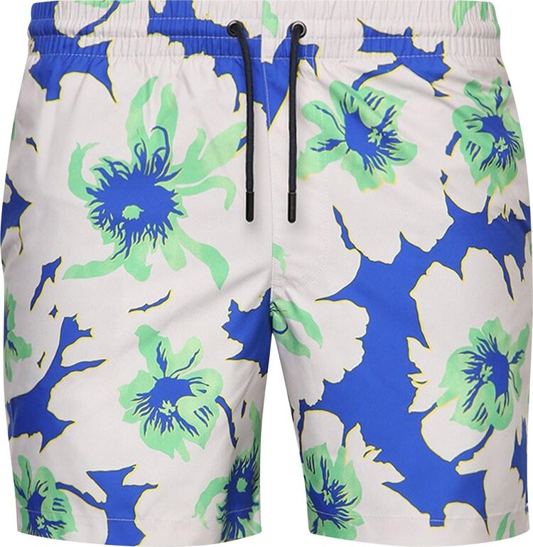 

Шорты Dries Van Noten Floral Swim Shorts 'Blue', синий