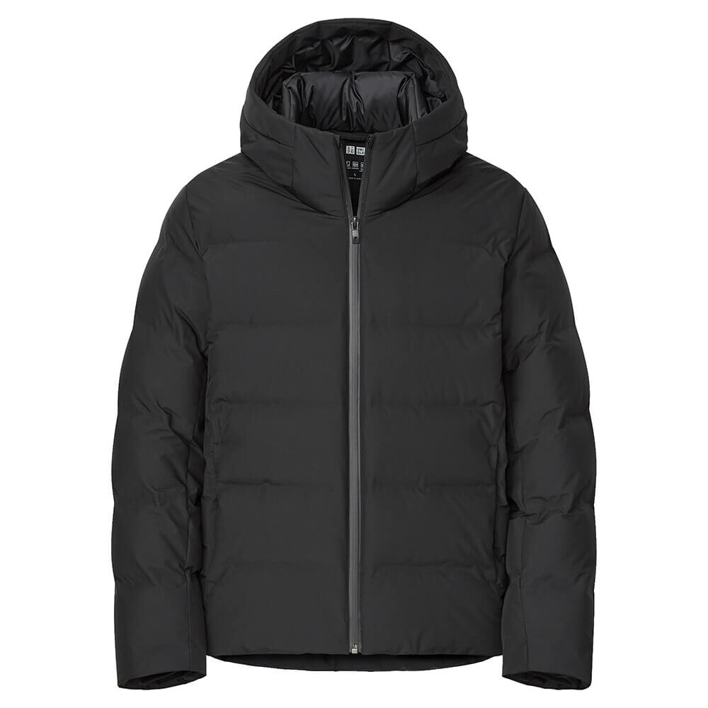 

Пуховик Uniqlo Seamless Down 3D Cut, матовый черный