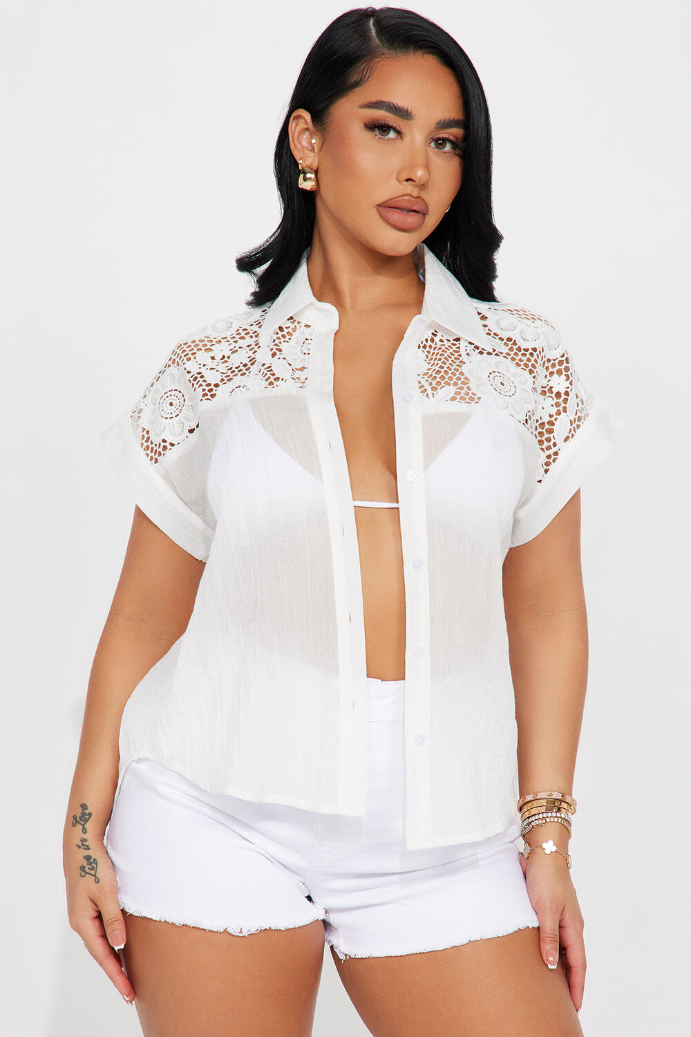 

Рубашка Fashion Nova T1504A548, белый