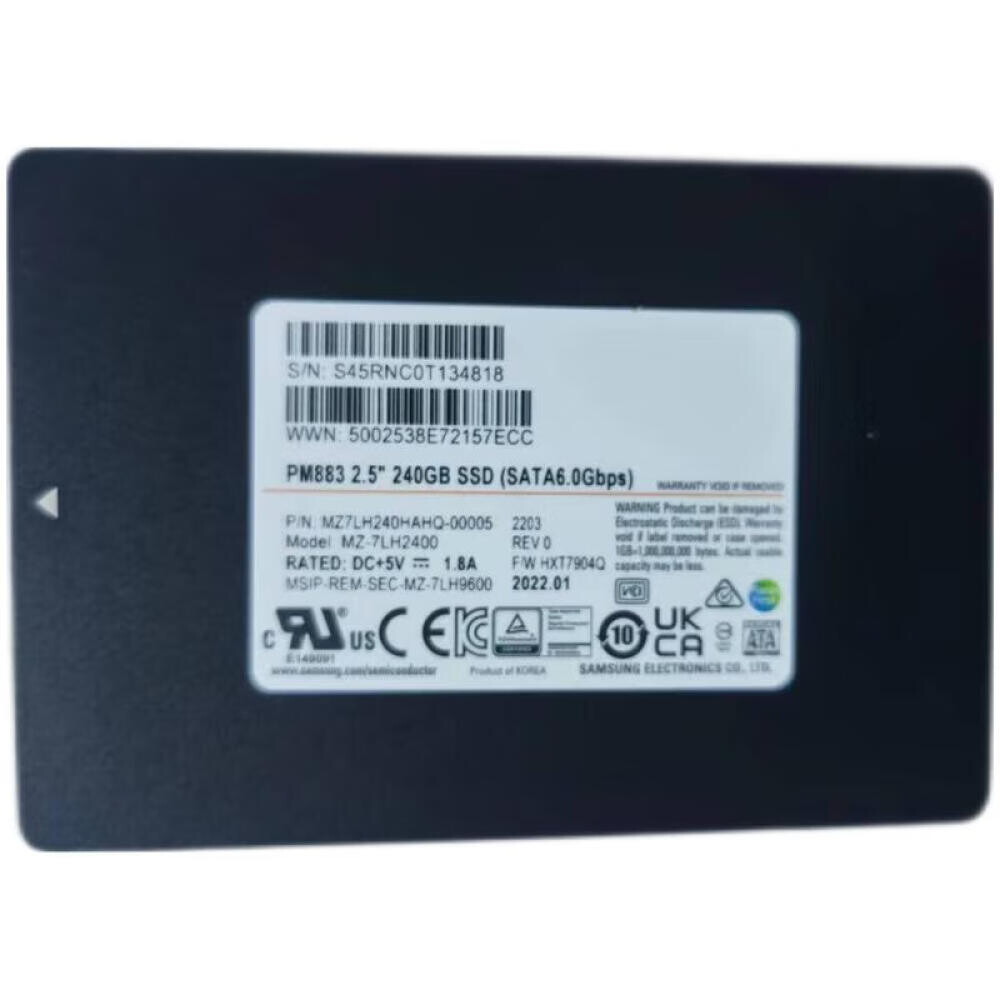 

SSD-накопитель Samsung PM883 480GB
